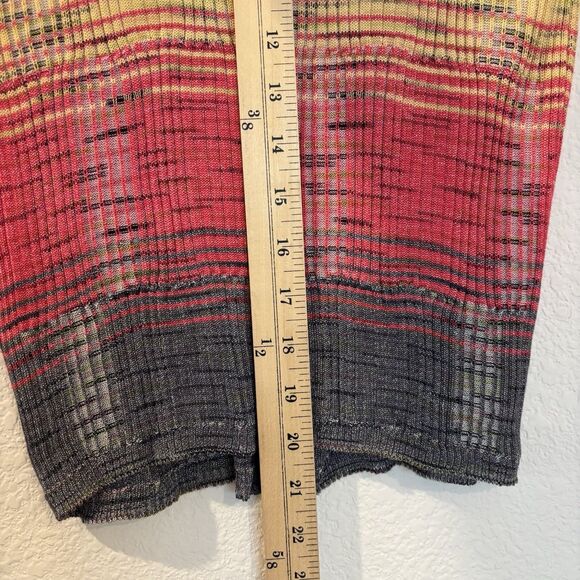 Missoni Cardigan Sweater 4 XS Multicolor Striped V-neck Made in Italy Classic - Picture 13 of 16